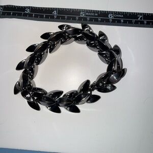 Black Leaf Bracelet